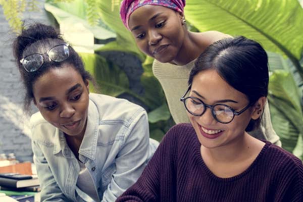 Three African American women